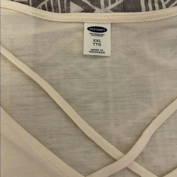 Plus Size XXL Cross Tie Old Navy Shirt - Picture 2 of 3